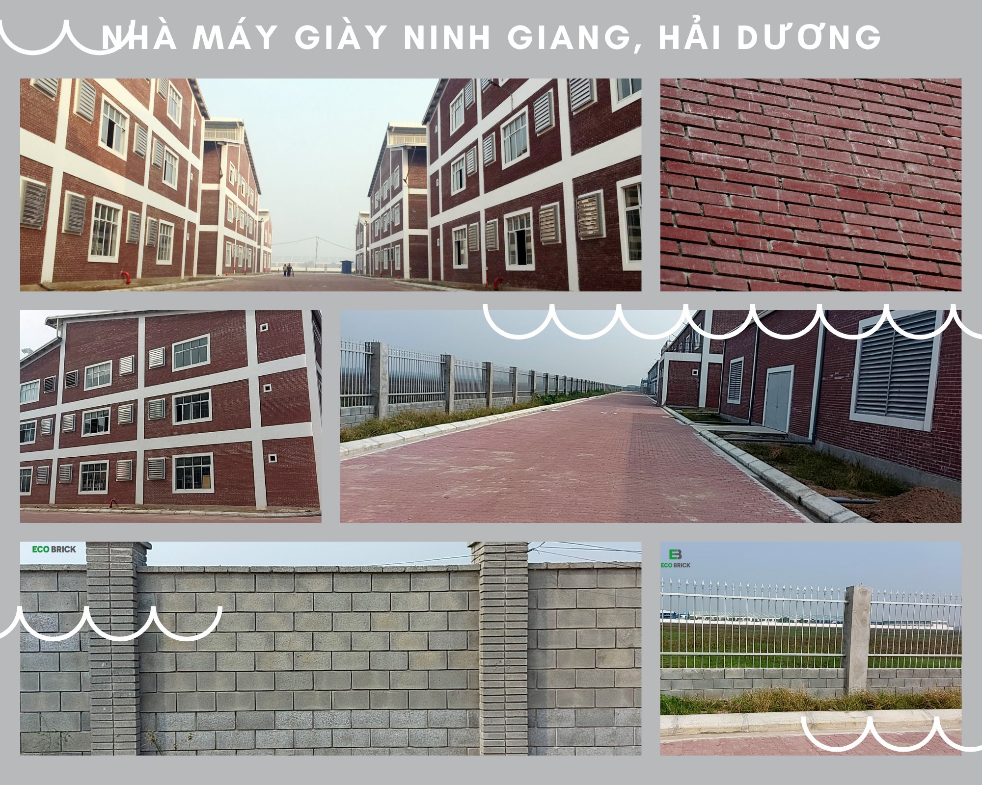 Nhà máy giày Ninh Giang - Hải Dương - Gạch Không Nung Eco Brick - Công Ty TNHH Eco Brick